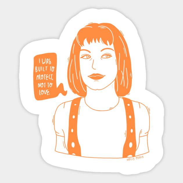 Leeloo Sticker by HollyOddly